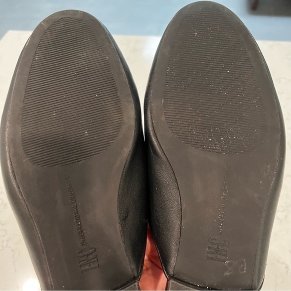 INC International Concepts Leather Black Gilia Horsebit Buckle Slip on Mules 6.5 - Picture 15 of 16